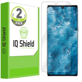 IQShield Screen Protector Compatible with LG Velvet 5G UW (2-Pack) Anti-Bubble Clear TPU Film