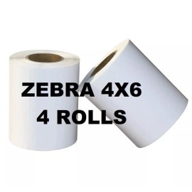 BLVD Zebra 4x6 Direct Thermal Shipping Labels ( 250 Labels Per Roll) 4 QTY