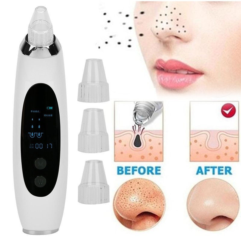 Electric Facial Pore Cleansing Remove Blackhead Acne Vacuum Suction Instrument