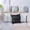 JUMUU Set of 6 Cotton-Linen Decorative Throw Pillow Covers Cute