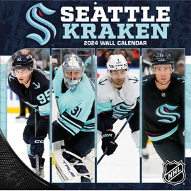Turner Sports Seattle Kraken 2024 12X12 Team Wall Calendar (24998012172)