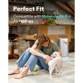 Leemone 1 Pack Air Pro PECO-HEPA Tri-Power Filters Replacement Compatible with Molekule Air Pro | Air Puri-fier, High-Efficiency True HEPA Replacement Filter