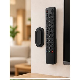 6-Pack Magnetic Remote Control Holder for Wall Storage – Soft Silicone Design with Adhesive Mount for Organized Living Spaces
