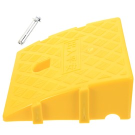 IWOWHERO Outdoor Use Slope Ramp Pad Durable Plastic Ramp for Driveways Cars and Wheelchairs Anti-Slip Design with Flexibility Easy to Transport and Store