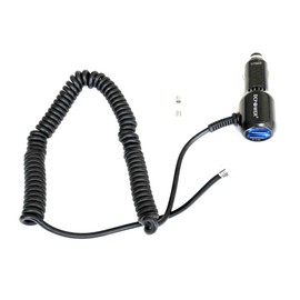 DCPOWER Coiled/Curled Power Cord Compatible Replacement for Escort Passport 9500IX Platinum Radar Detector