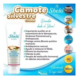 Crema De Camote Silvestre Con Aceite De Olivo, Sheló Nabel.