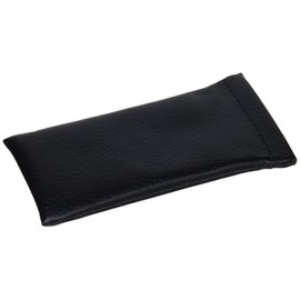 Tacy G-7-2 Glasses Case, Black, Soft, Spring Base, Made in Japan, Single End, Plug-in Type