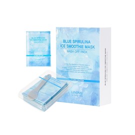 Lindsay Madecassoside 1 pack per day Blue Spirulina Ice Smoothie Mask 1g 20 sheets / 린제이 마데카소사이드 1일1팩 블루 스피룰리나 아이스 스무디 마스크 1g 20매