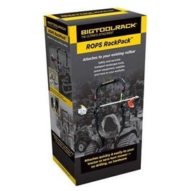 BIGTOOLRACK Rollover Bar 3 Point Carryall | Heavy-Duty Tool Holder for Attaching Yard Tools to Tractors | Tractor ROPS Accessories Attachment for Roll Bars Larger Than 2"x2" | RopsRackPack