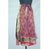Boho Sari Silk Long Wrap Skirts - Set of 3