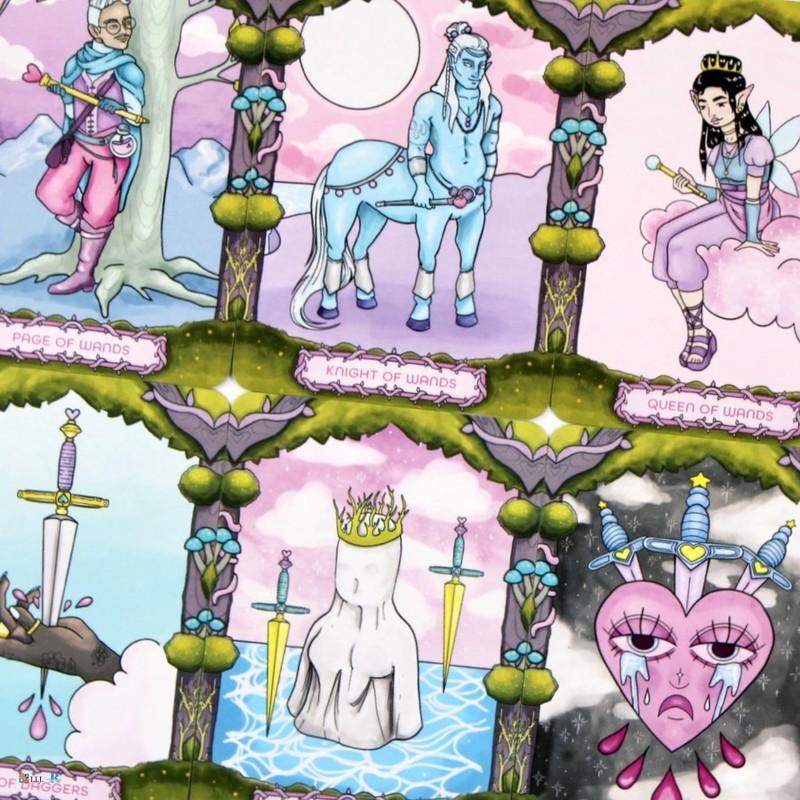 I.I.J Sweet Forager's Tarot Cards, Weighted Edition, 78 Cards, Tarot,