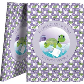 Grafoplás 1332428 Wise Planet Tortoise Collection 30 Pockets A4 Transparent Polypropylene Sleeves
