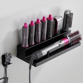 Metal 7-Hook No-Drill Wall Organizer: Rust-Proof Aluminum, Durable Single Item