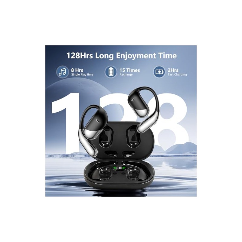 Auriculares inalámbricos con clip abierto para la oreja 2026, auriculares