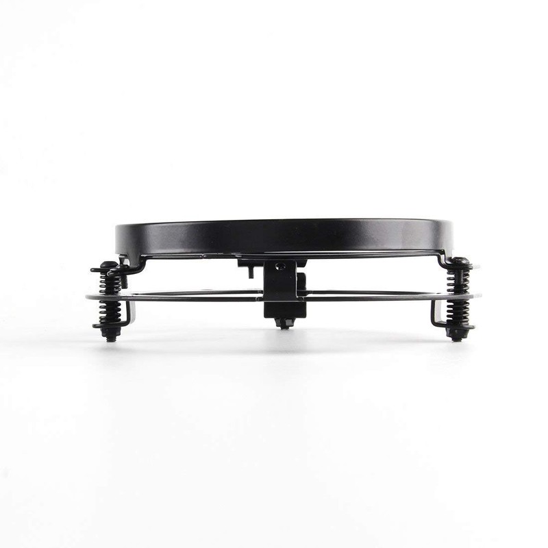 HANEU (Black 7" inch Round LED Daymaker Projector Headlight Trim