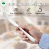 Flying Leaves 6 Piece Stainless Steel Dinner Knives Set, 9
