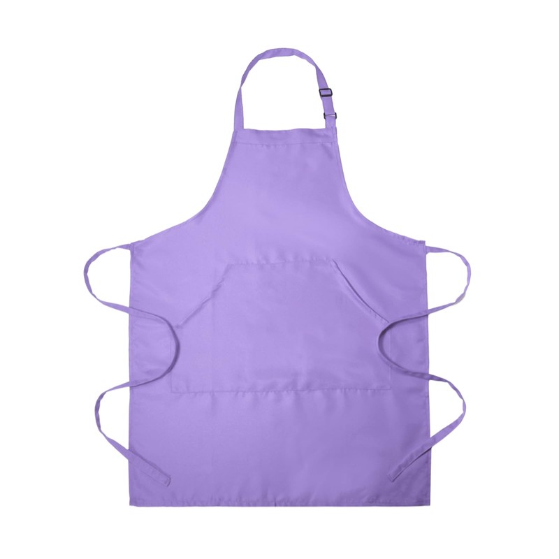 sourcing map Kitchen Cooking Aprons 82x68cm Adjustable Bib Waterproof Long