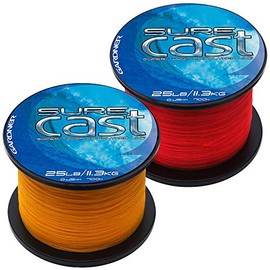 Gardner Tackle Sure Cast 25Lb (11.3Kg) Red