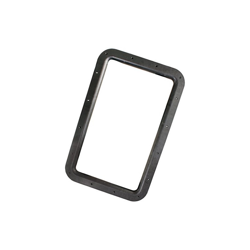 JR Products 11021 Black RV Deluxe Entry Door Window Frame
