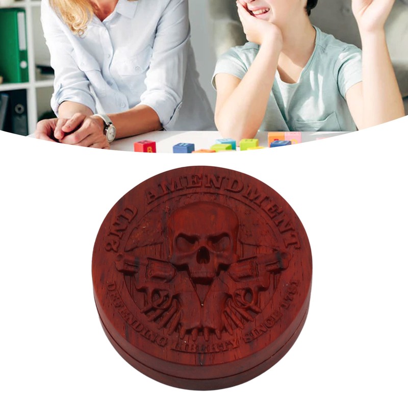 Magnetic Push Slider Stress Relief Handmade Rosewood Crafted Rotating Fidget