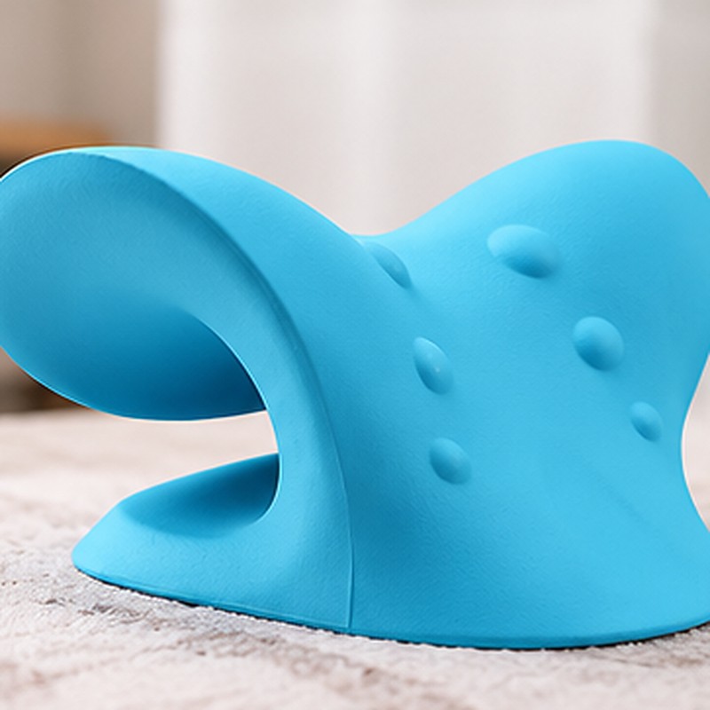 Neck Stretcher & Cervical Neck Pillow for Daily Relaxation –