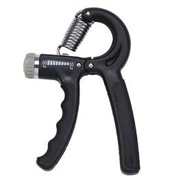 ANSIEDIO 10-60Kg Adjustable Hand Strengthener, Hand Gripper Exerciser, Hand Grip Strengthener, Wrist Strengthener, Black