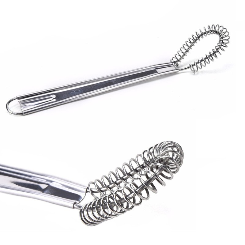 Best Utensils Stainless Steel Mini Egg Whisk Beater Handheld Milk