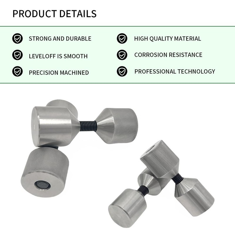 4 Pcs Flange Two Hole Pin Set Stainless Steel Alignment