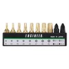 Engineer Bit Set, 10 Pieces, Plus and Negative Hexrobes DR-17
