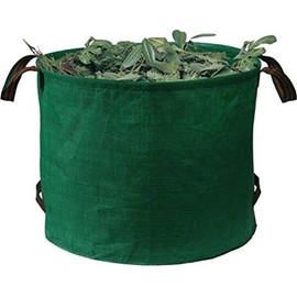 Bosmere G520 32 Gallon Reusable Garden Waste Bag, 23"x 18" Heavy Duty Collapsible Yard Waste Tip Bag with Reinforced Handles