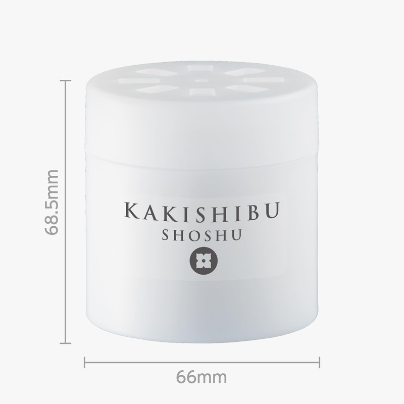 晴香堂(HARUKADO) カーオール 車用 芳香剤 柿渋消臭 置き型 微香シトラス 100g 3014