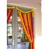 Estationeryhouse 5 feet long mixed Marigold Garlands artificial flower, wedding,