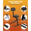 STRICH Guitar Stool with Backrest and Seat Cushion Height Adjustable,