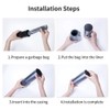 Automotive Car Trash Can Portable Mini Dust Holder Trash Container