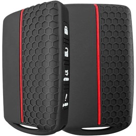 Slzhds Funda Llave, Funda de Silicona Llave con 4 Botones, Accesorios, Cubre Llaves de Llave Auto, Compatible con Mazda 3, 6, cx30, mx30, cx9, X9,... 