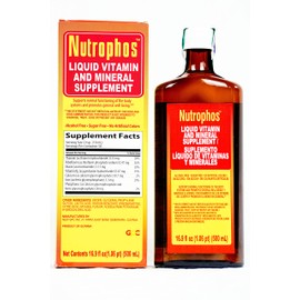 Nutrophos Liquid Dietary Supplement with B vitamins and minerals 500ml