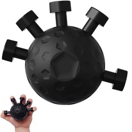 YQkangzhu Finger Grip Strengthener, Hand Exercise Ball, Upgraded Hand Grip Strengthener Finger Exerciser, Hand Strength Trainer, Portable Forearm Grip Workout, Adjustable Finger Exerciser Gripper Tool