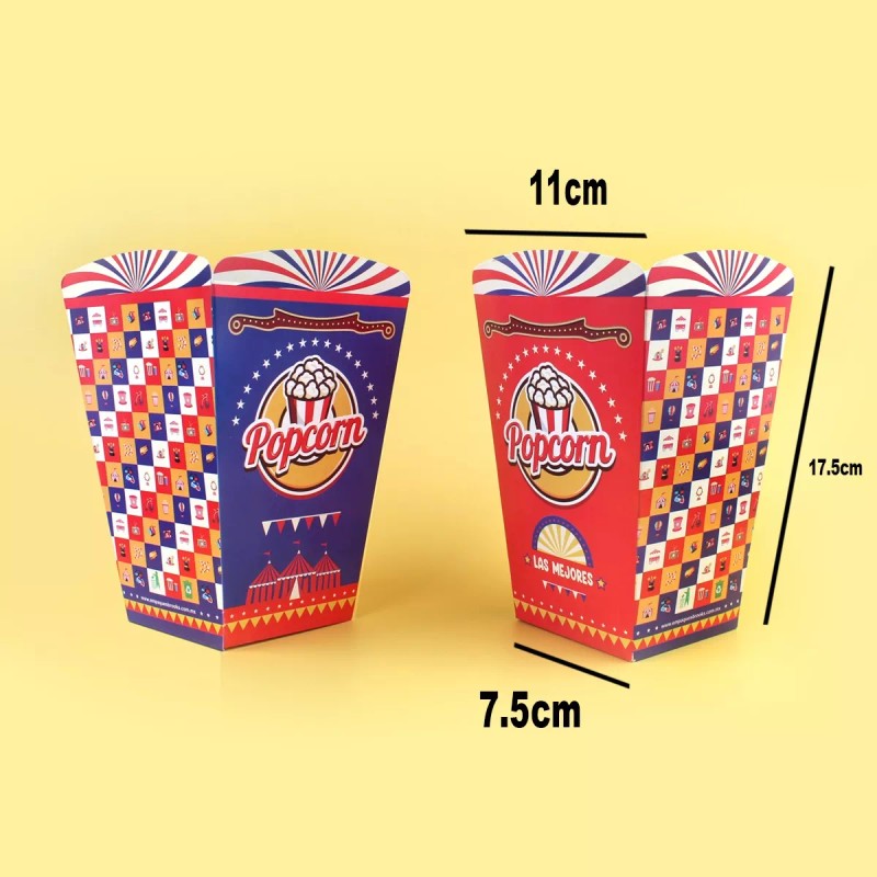 Brooks MX 25 Pz Caja Palomitas Grande Carton Grueso Fiesta