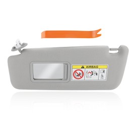 JDMON Sun Visor Left Driver Side Compatible with Lexus GX460 2010-2023 Replace 74320-60D22-A0 7432060D22A0(Gray)