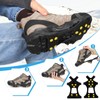 Non-Slip Shoe Spikes, Crampons, Shoe Spikes Snow and Ice Anti-Slip,