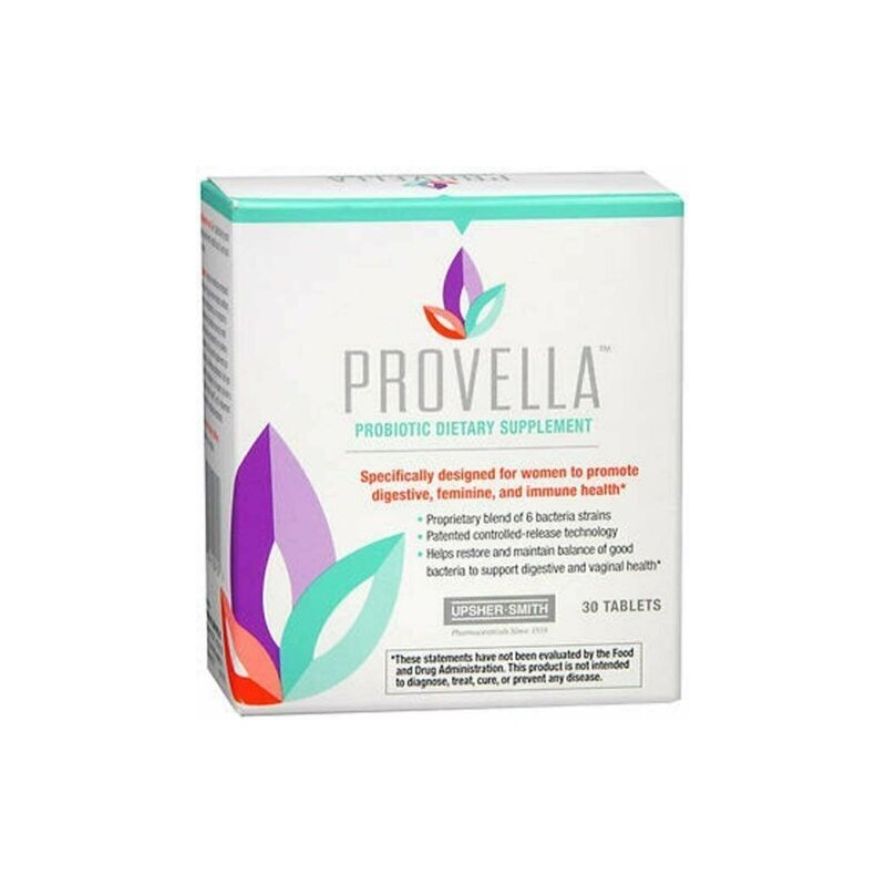 Provella Womens Digestive & Feminine Probiotic Dietary Supplement Tablets 30