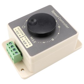 UPIQNG Speed Controller DC 10-60V 10A/20A PWM Governor 5%-100% Speed Regulator Waterproof Case