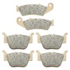 Front and Rear Brake Pads Sintered for Honda TRX450R TRX