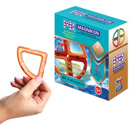 MAGNIKON Magnetic Building Blocks Replacement Set - Montessori Toy from 3 Years, Magnetic Game Children, Magnetic Building Blocks, Gift for Girls and Boys, Montessori Toy Building Blocks (Circle