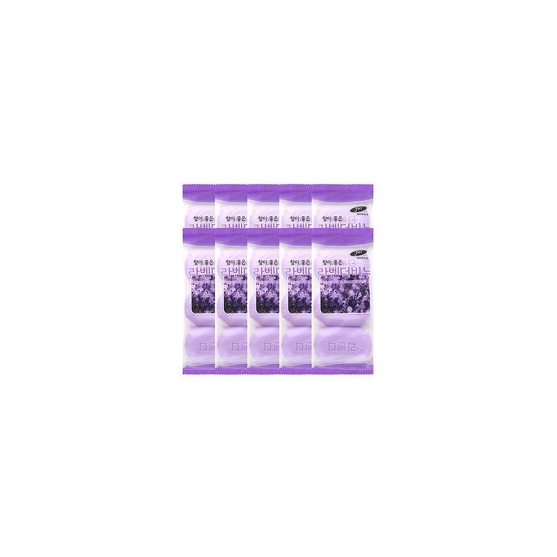 (Marinated cow's milk) (10 pieces) Good-scented lavender soap 90g, 3