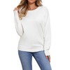 Allegra K Sweaters for Women's Long Sleeve Lightweight Crewneck Soft