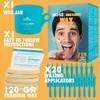 Belle Azul Nose Hair Wax Kit, 120g + 20 sticks