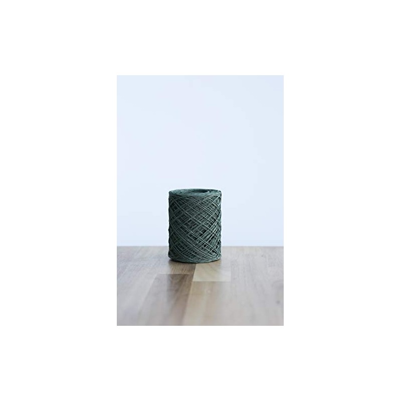 Green Coloured Bindwire Paper Covered Wire Roll 205 Metres by