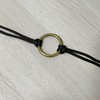 Conector de hebilla de metal de 1-1/4 pulgadas, bucles redondos