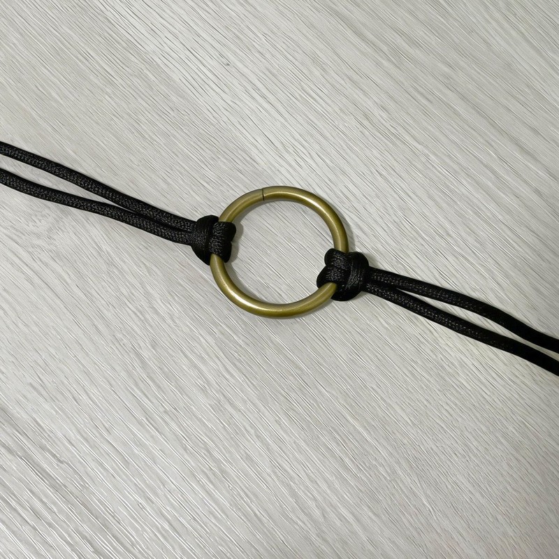 Conector de hebilla de metal de 1-1/4 pulgadas, bucles redondos